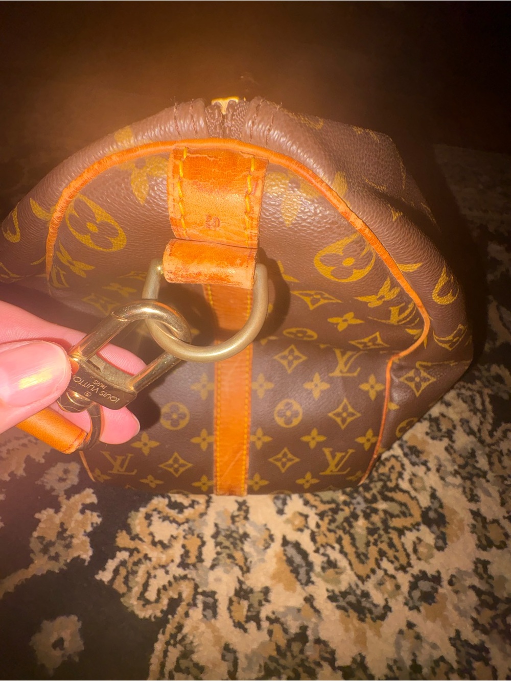 Louis Vuitton Monogram Vintage 45 Keepall Bandolier - Picture 14 of 16